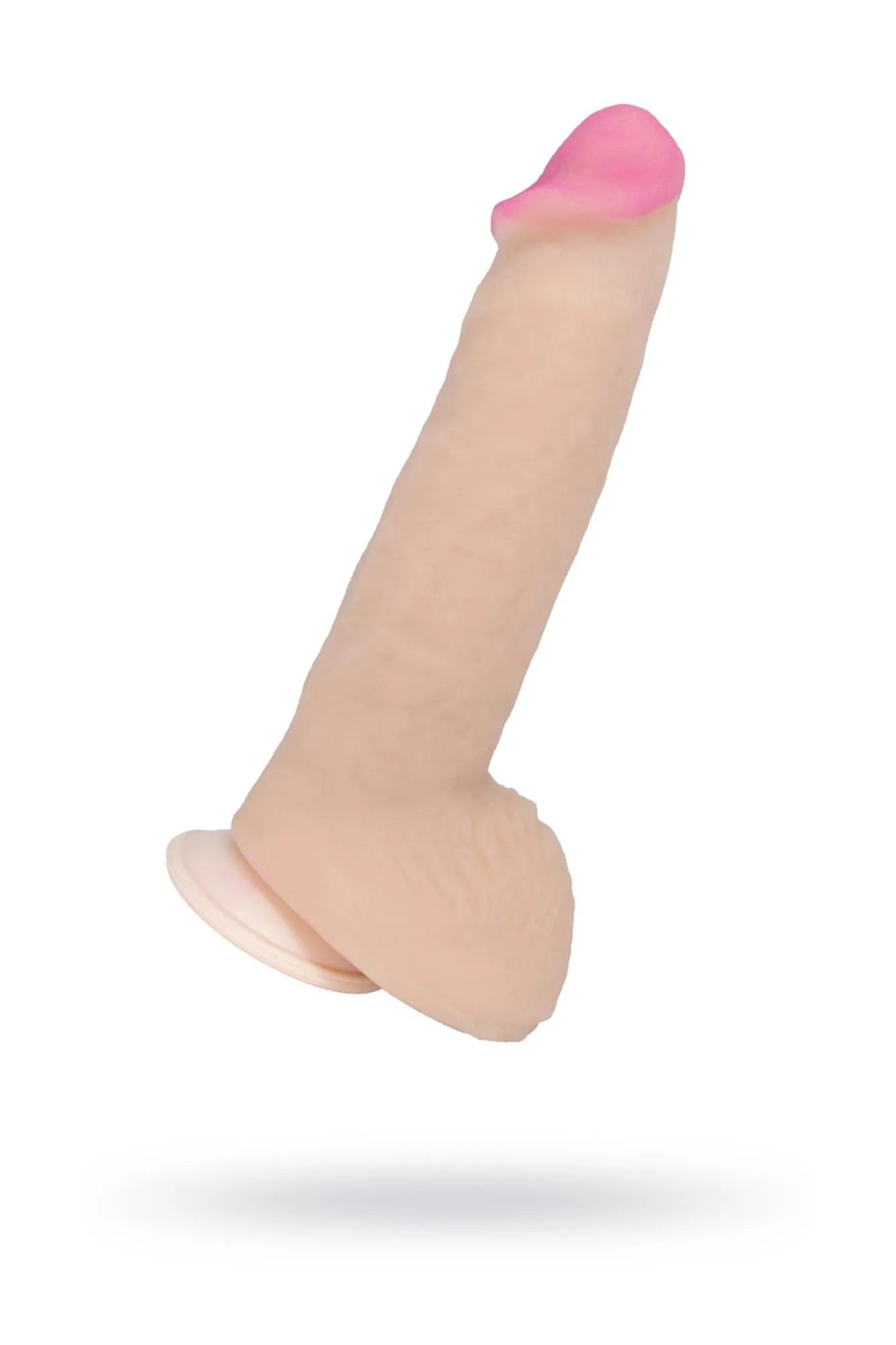фаллоимитатор неоскин на присоске real next lovetoy, tpr, телесный, 23 см в Перми