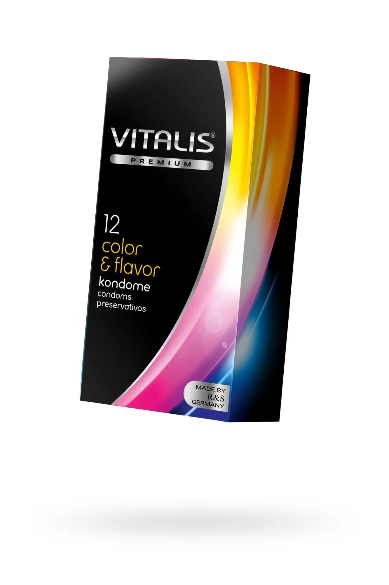 презервативы vitalis, premium, цветные, аромат, 18 см, 5,3 см, 12 шт. в Перми