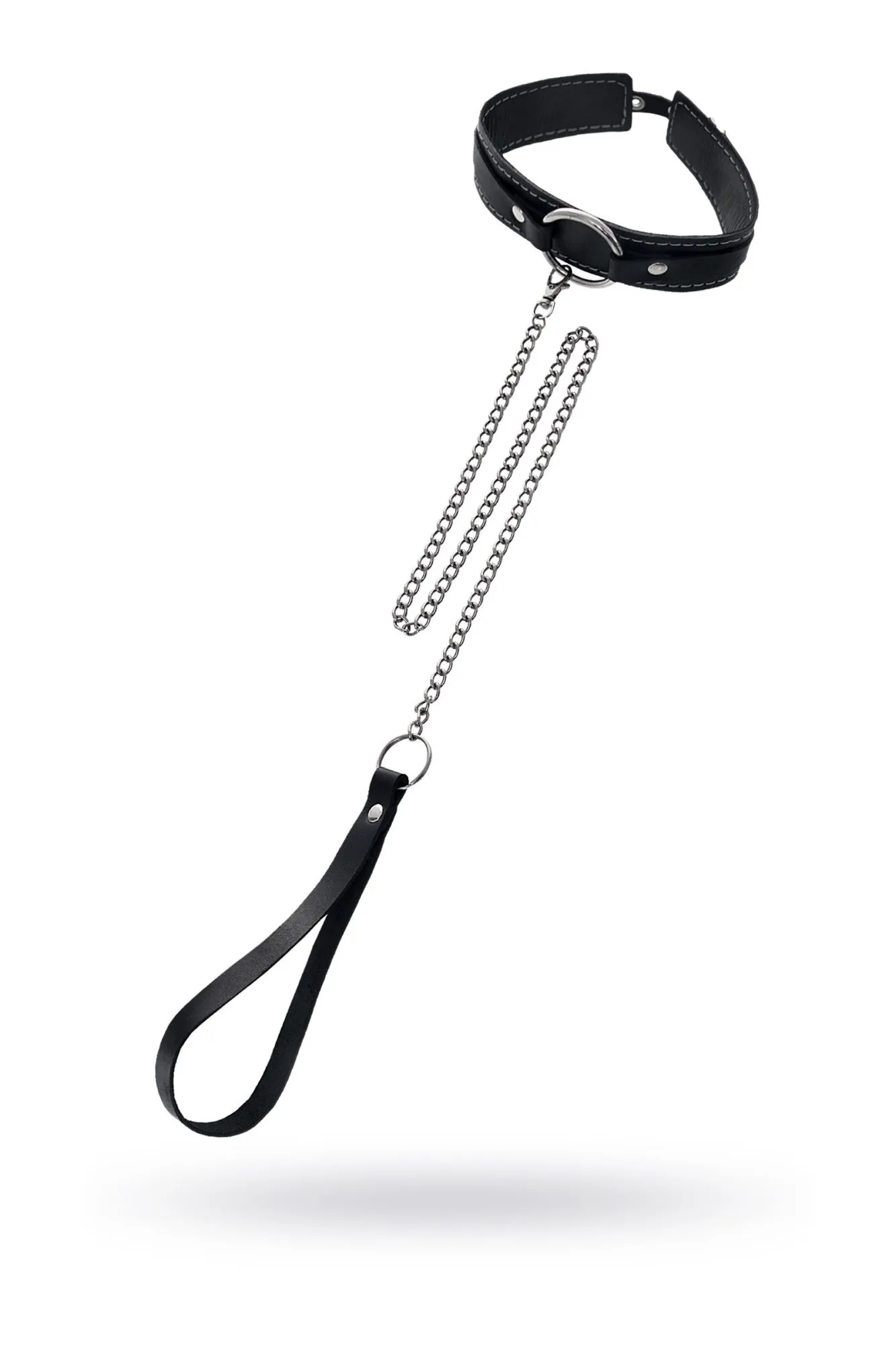 чокер-ошейник pecado bdsm, натуральная кожа, чёрный в Перми