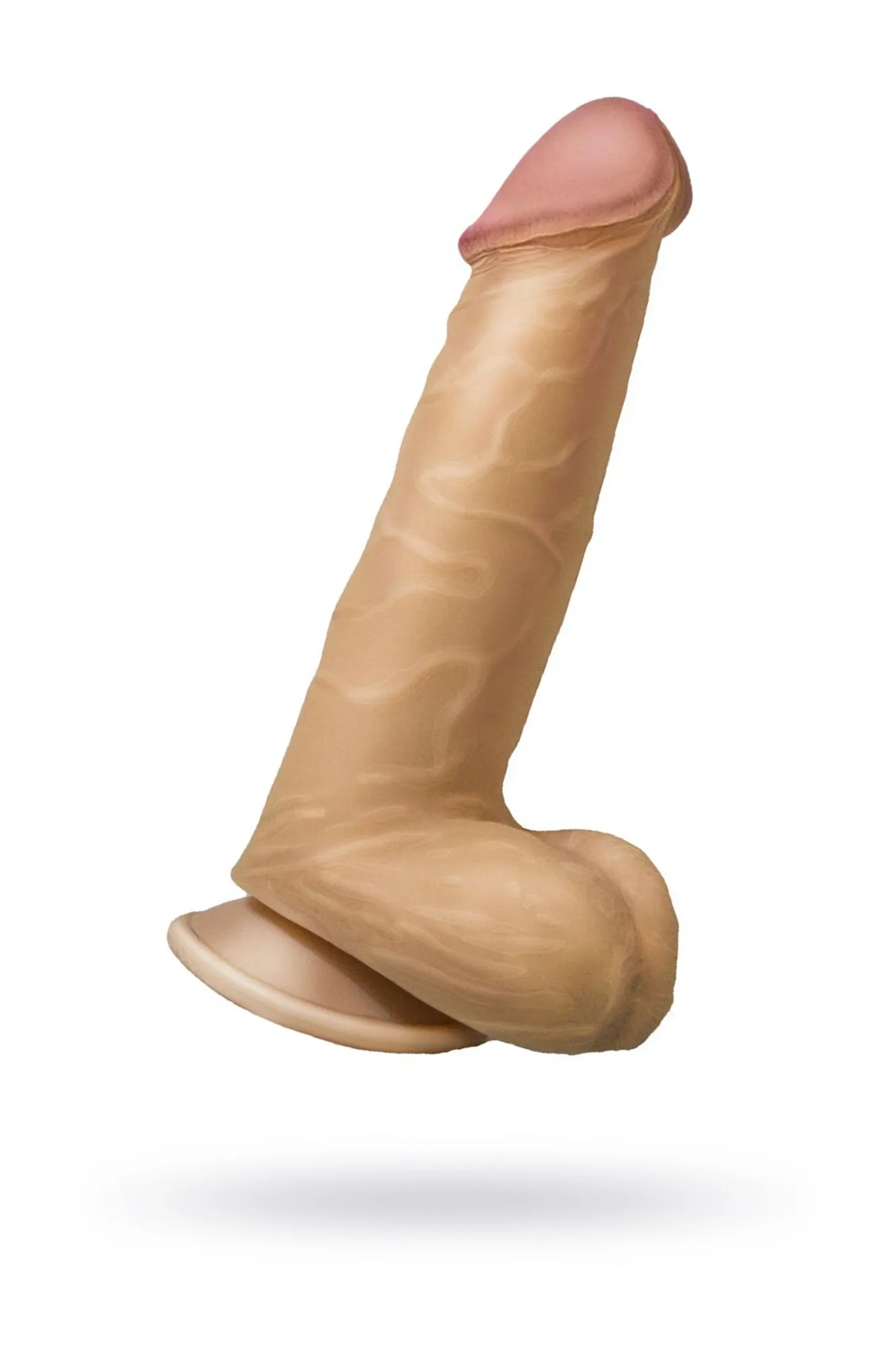 фаллоимитатор неоскин на присоске human copy lovetoy, tpr, телесный, 17 см в Перми