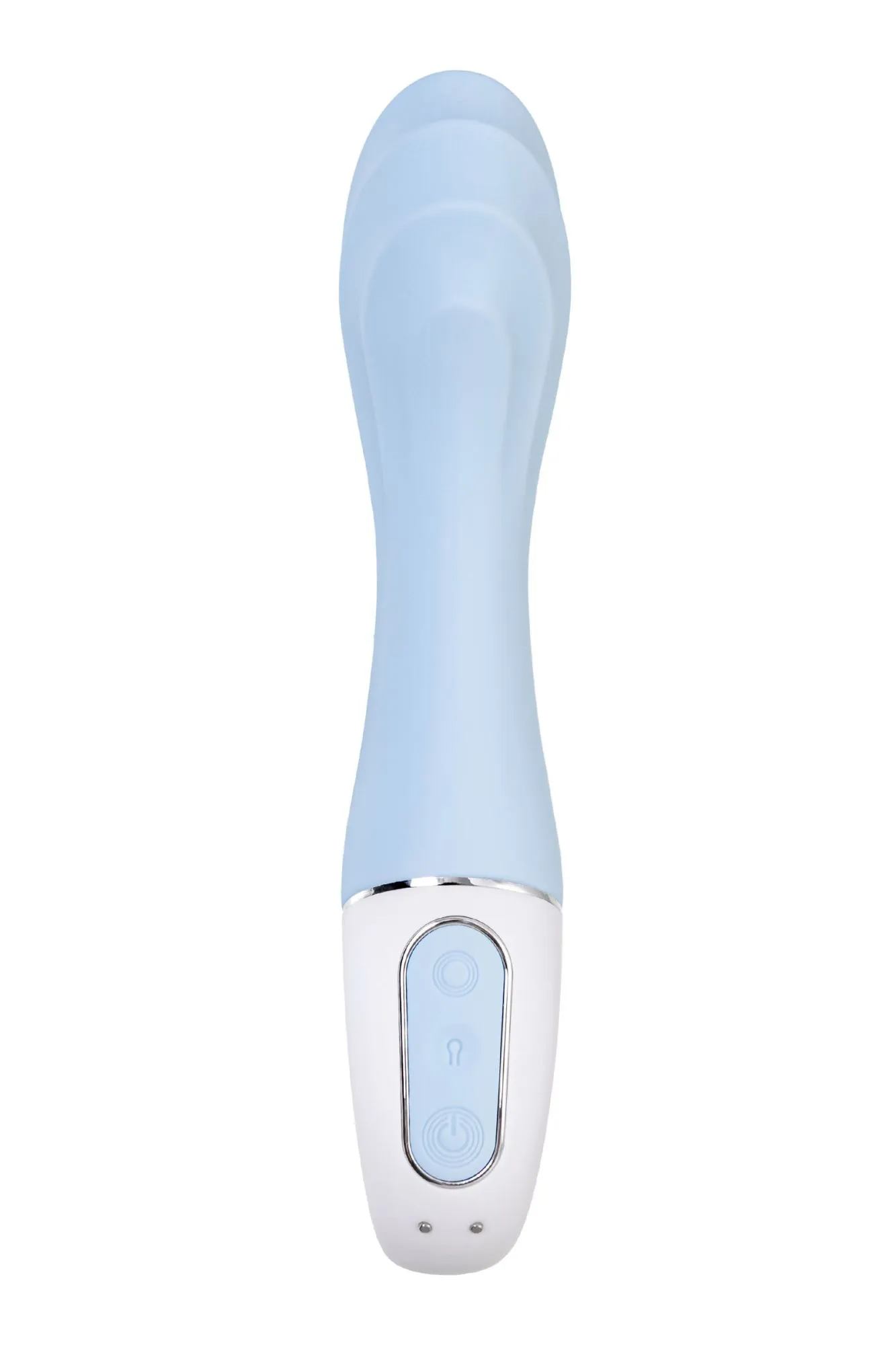 нереалистичный вибратор satisfyer air pump vibrator 5, силикон, голубой,  см. в Перми