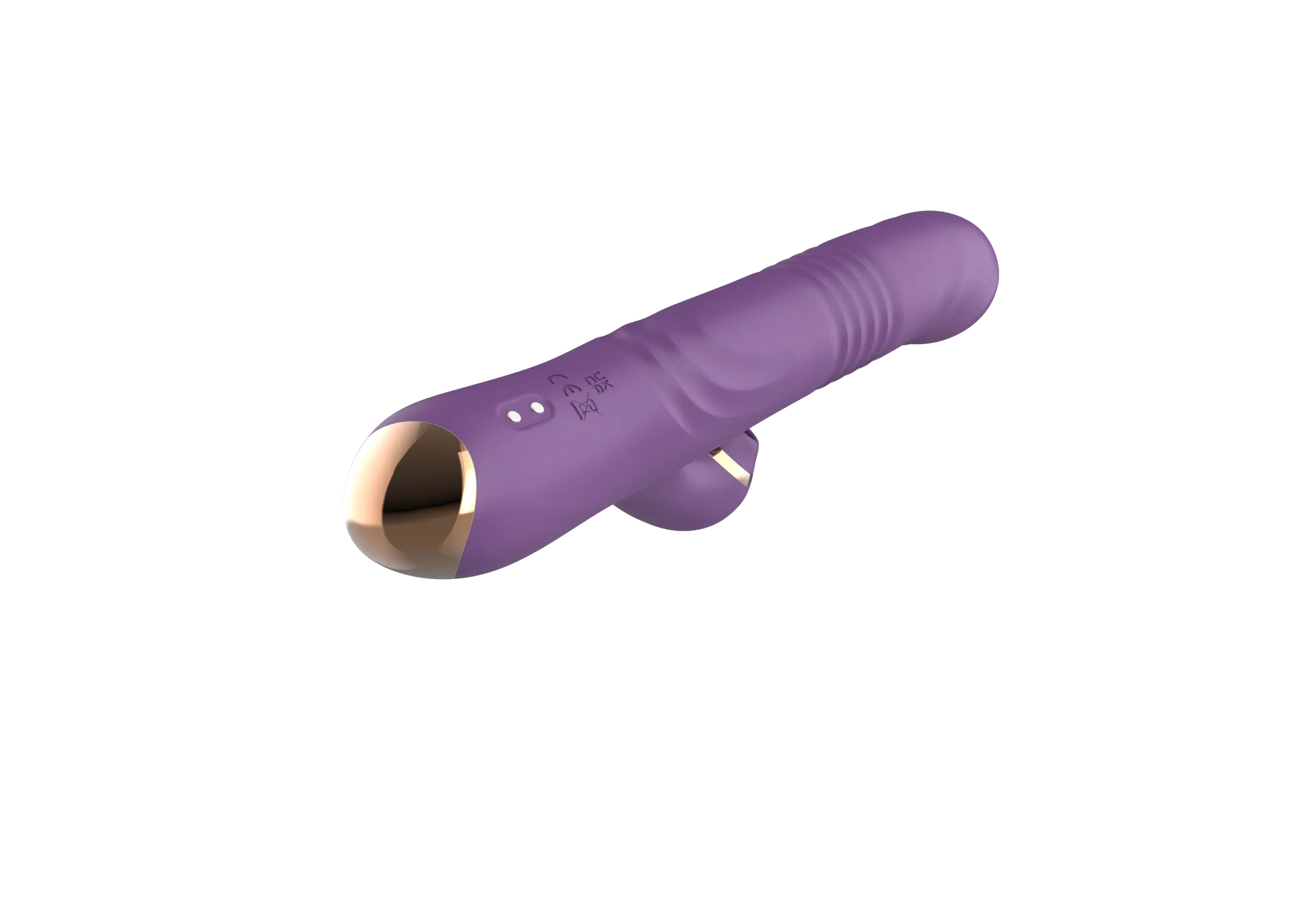 силиконовый вибратор с возвратно-поступательной стимуляцией sw24126-purple в Перми