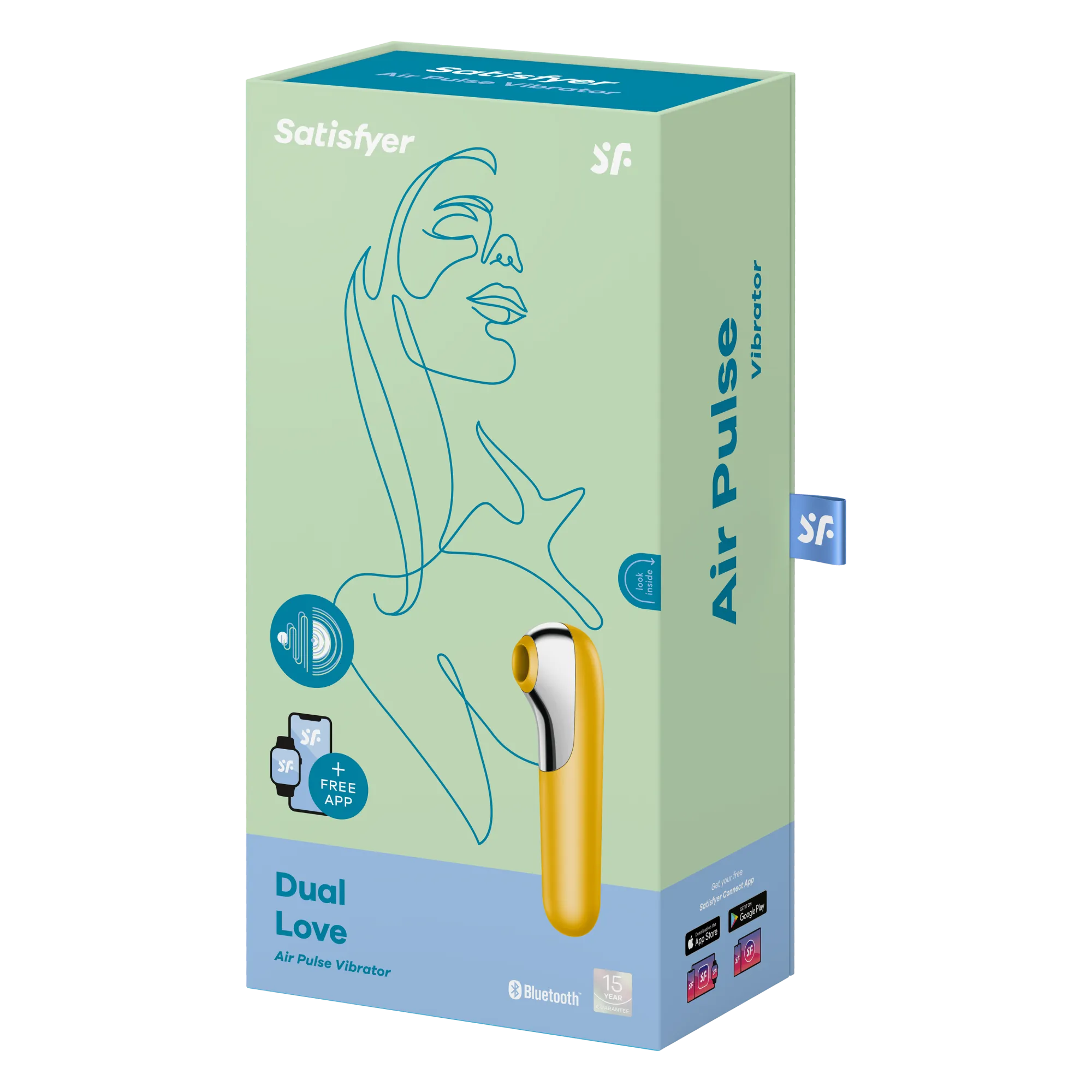 вакуумный массажер satisfyer dual love yellow 003047sa в Перми