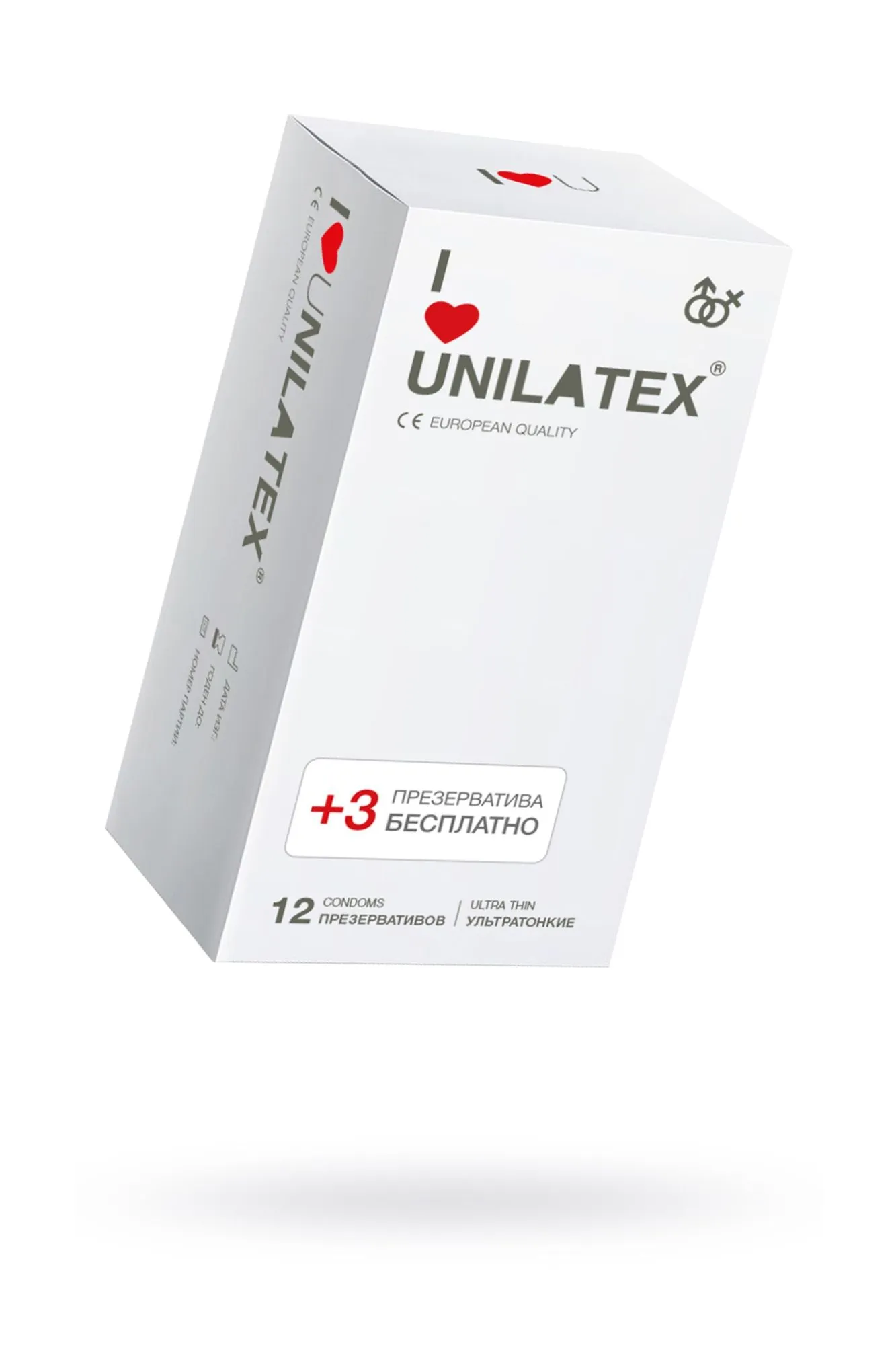 презервативы unilatex, natural ultrathin, ультратонкие, 19 см, 5,4 см, 15 шт. в Перми