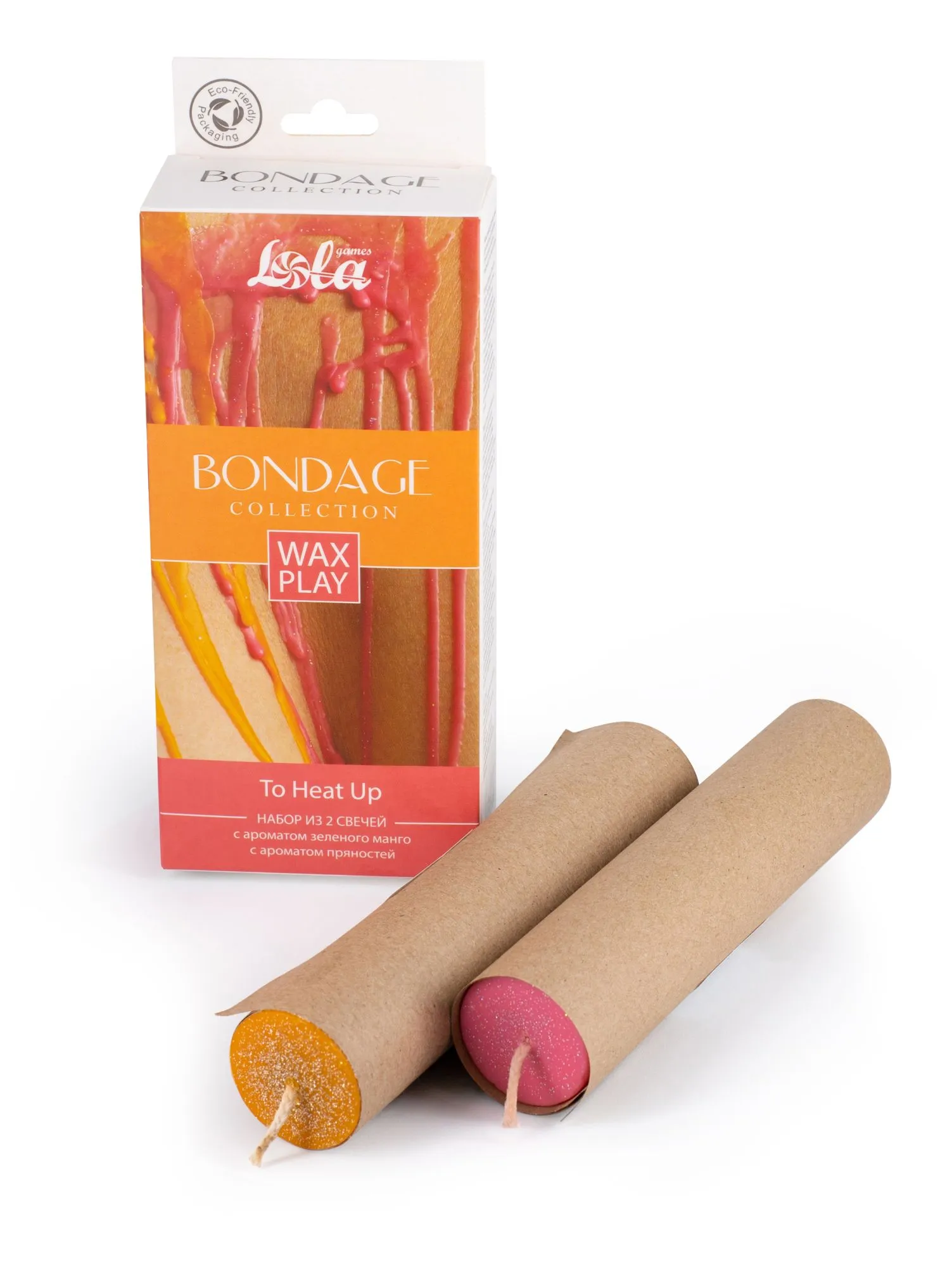 набор из 2 wax play свечей bondage to heat up 1067-01lola в Перми