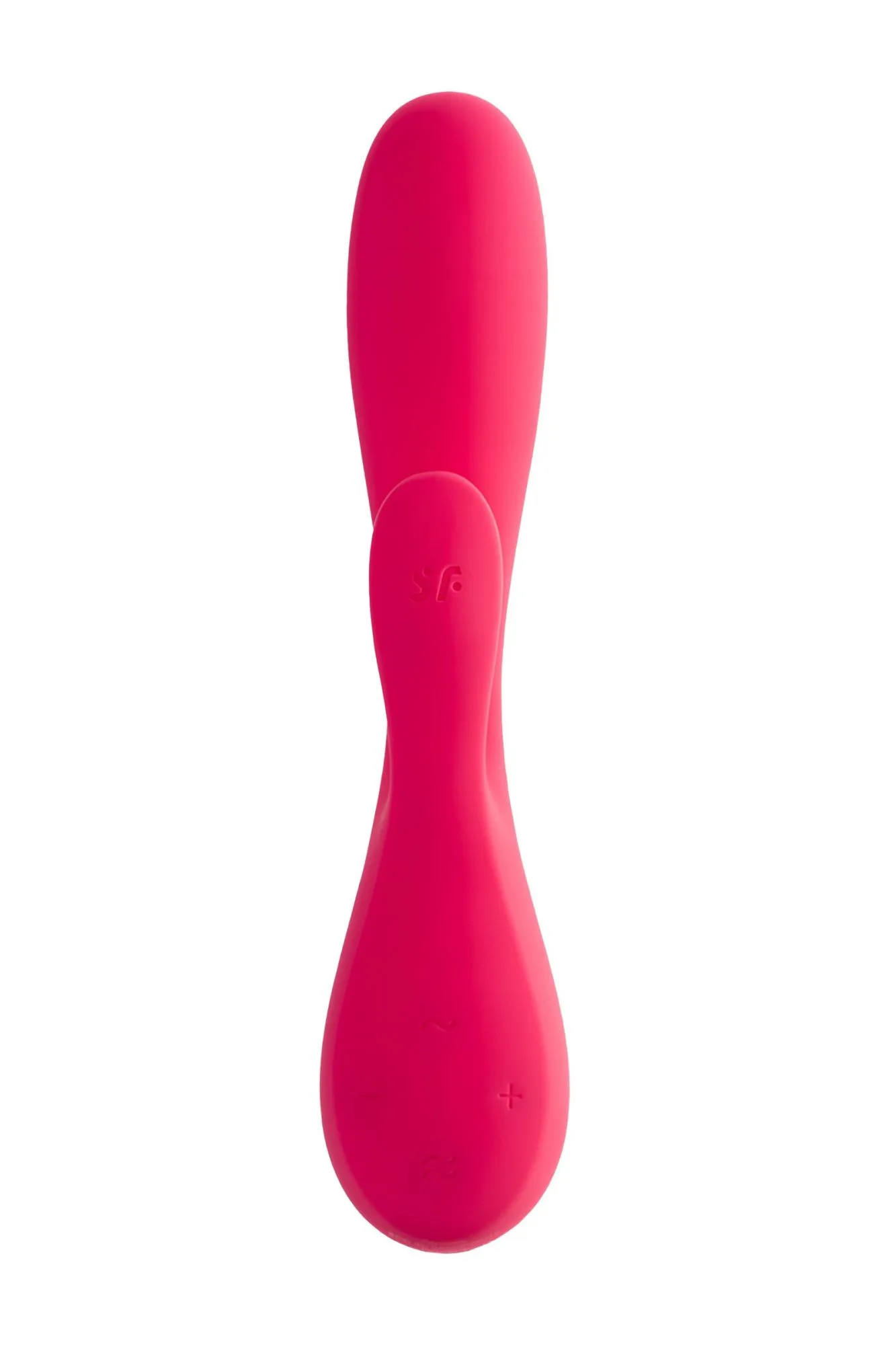 нереалистичный вибратор satisfyer mono flex, силикон, красный, 20,4 см. в Перми