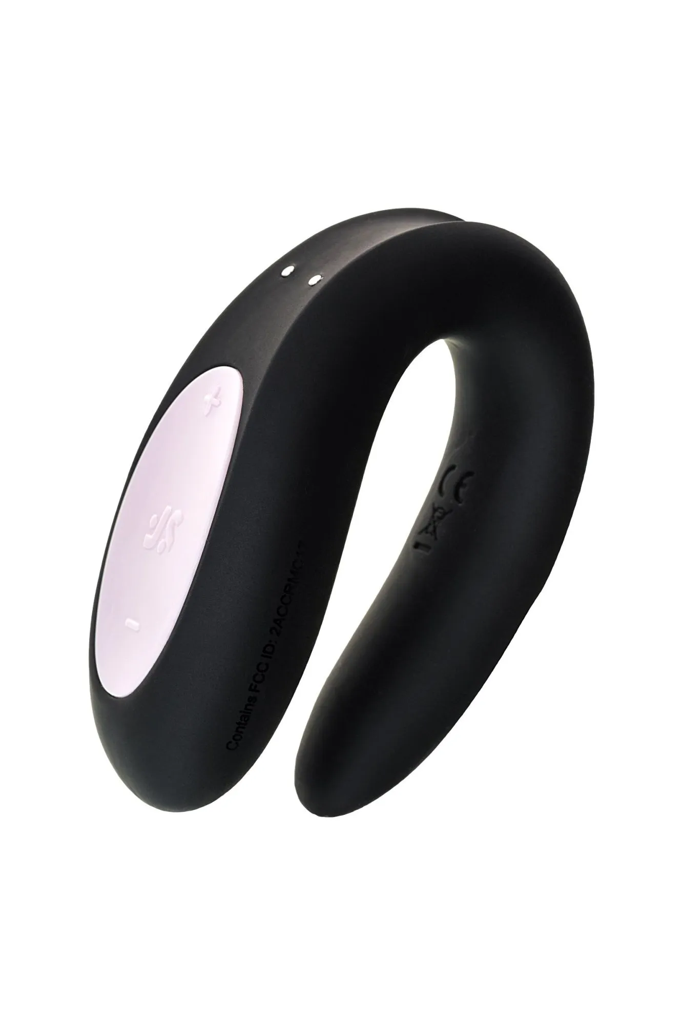 многофункциональный стимулятор для пар satisfyer partner double joy, силикон, чёрный, 18 см. в Перми