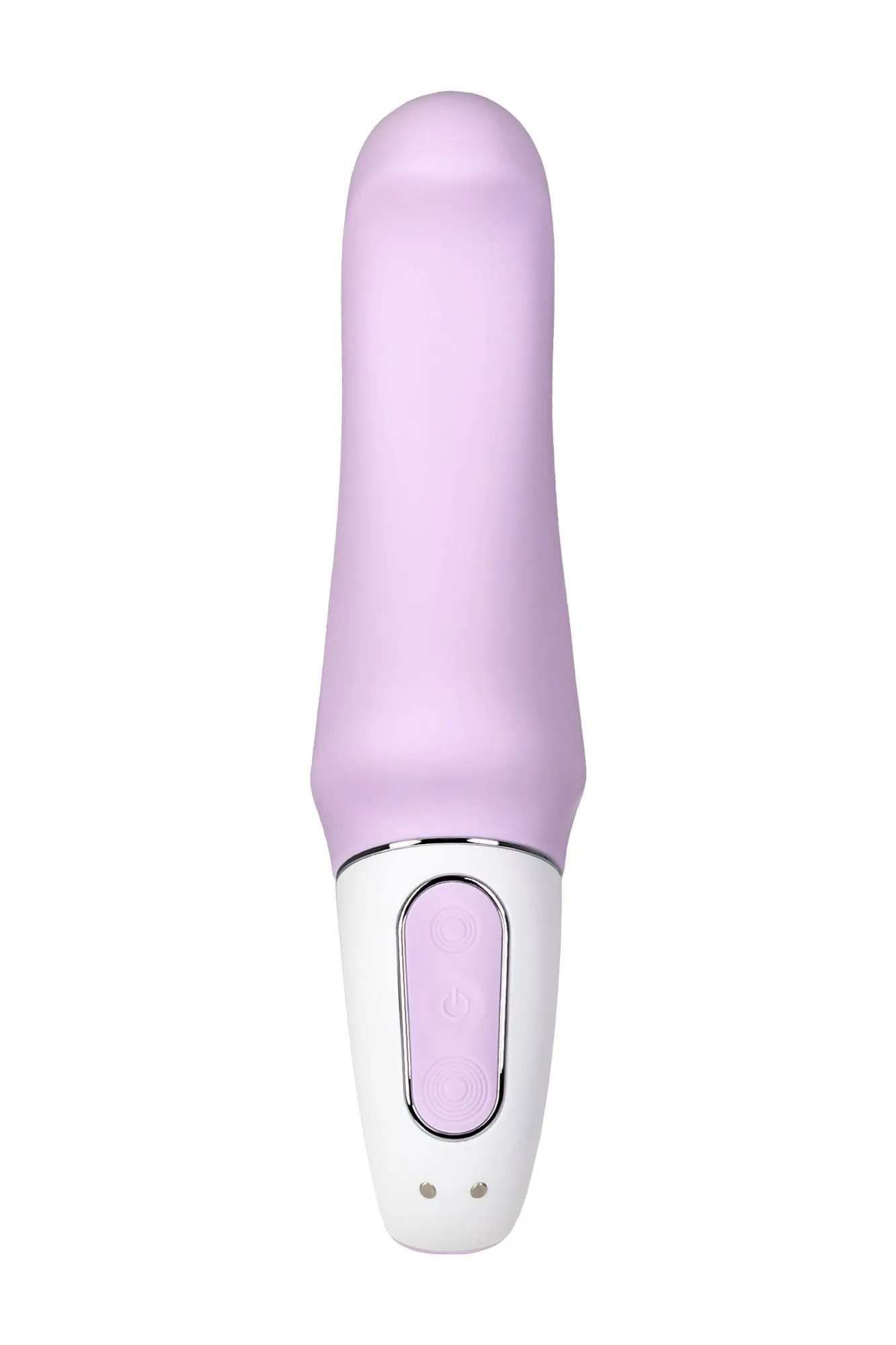 нереалистичный вибратор satisfyer vibes charming smile, силикон, фиолетовый, 18,7 см. в Перми