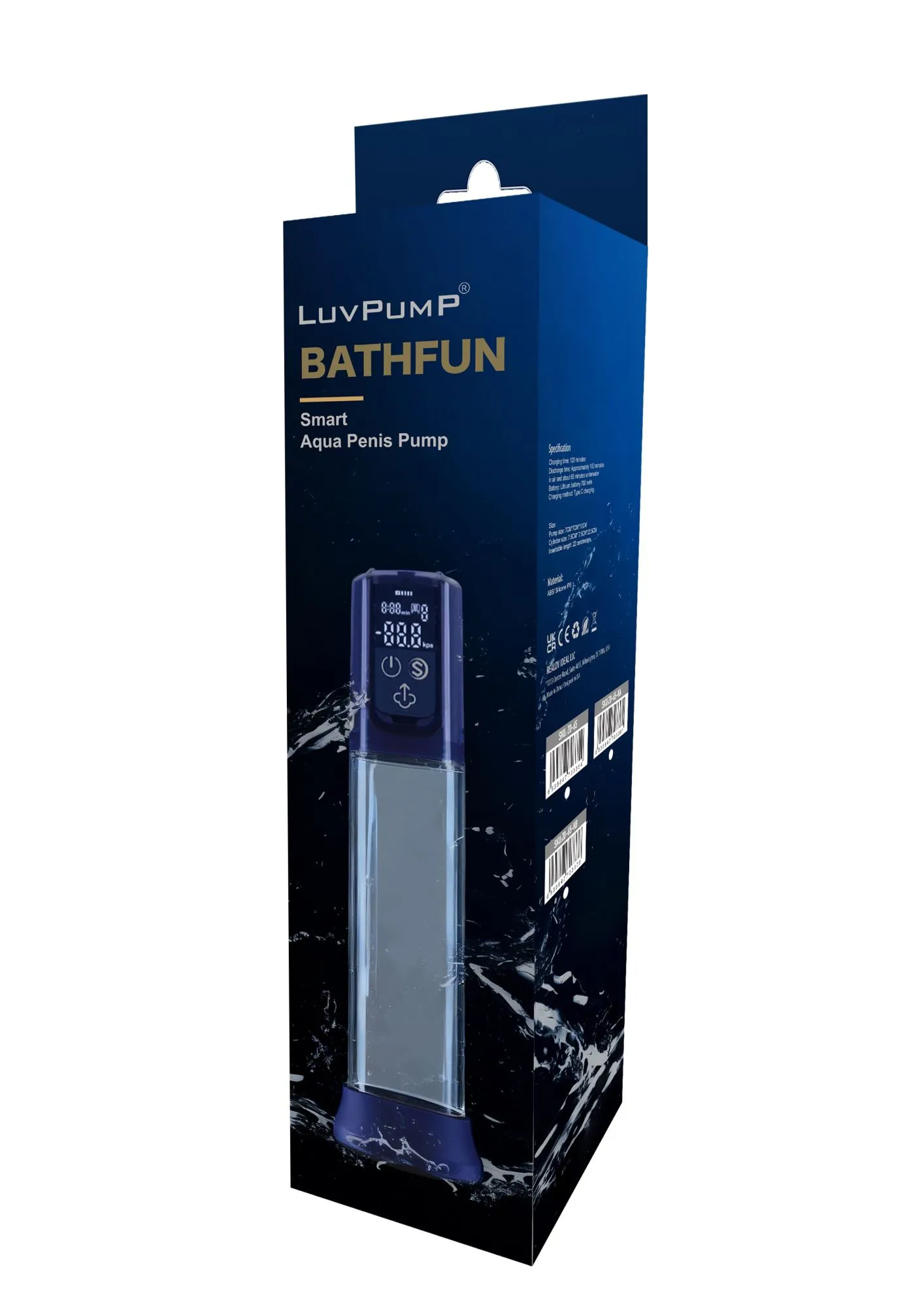 вакуумная помпа realov bathfun pro ai aqua penis pump zd-65-kb в Перми
