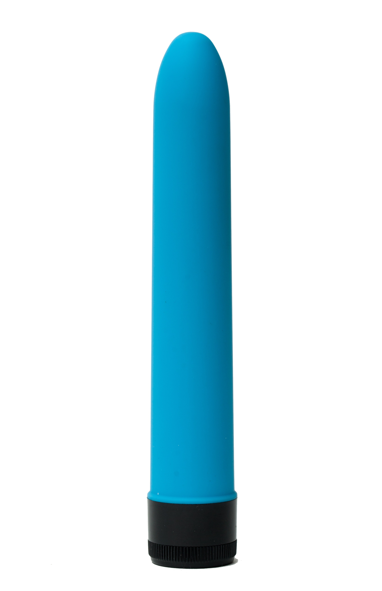 классический силиконовый вибратор 2,8х18см, синий 47506-mm в Перми