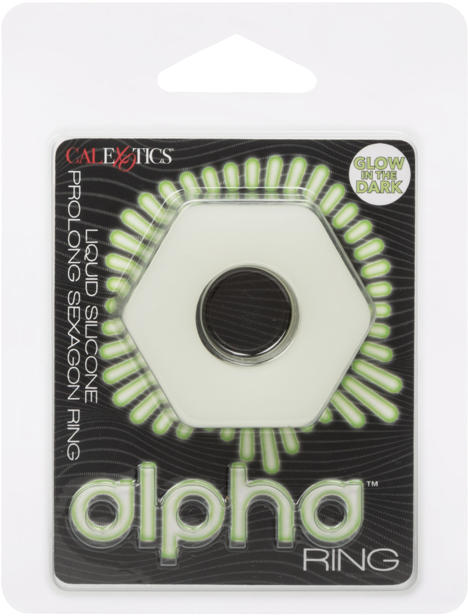 эрекционное кольцо из жидкого силикона alpha sexagon liquid silicone glow-in-the-dark в Перми