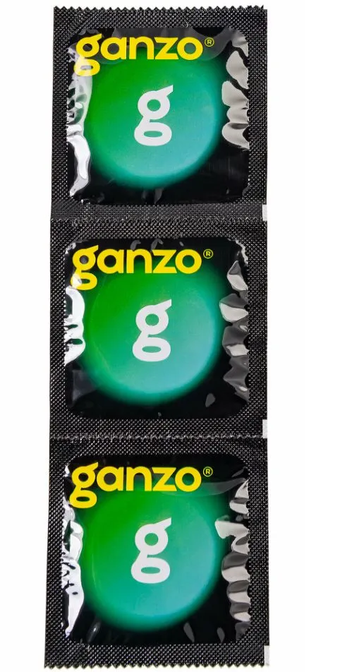 презервативы ультратонкие ganzo ultra thin 3шт. в пакете black edition в Перми