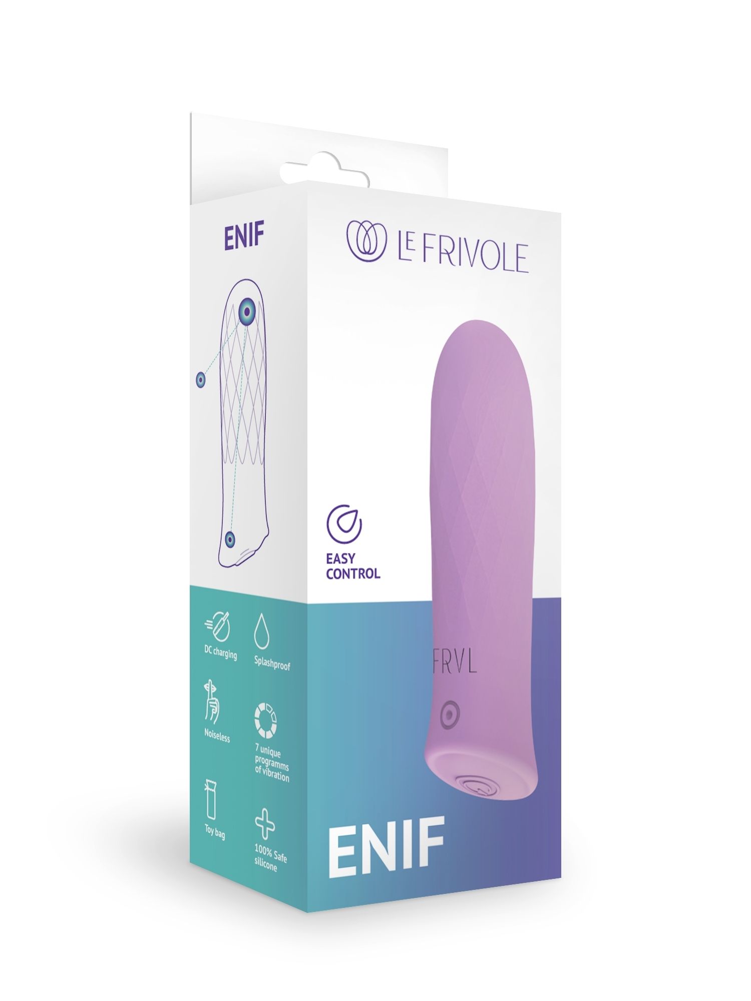 мини вибростимулятор enif, сиреневый в Перми