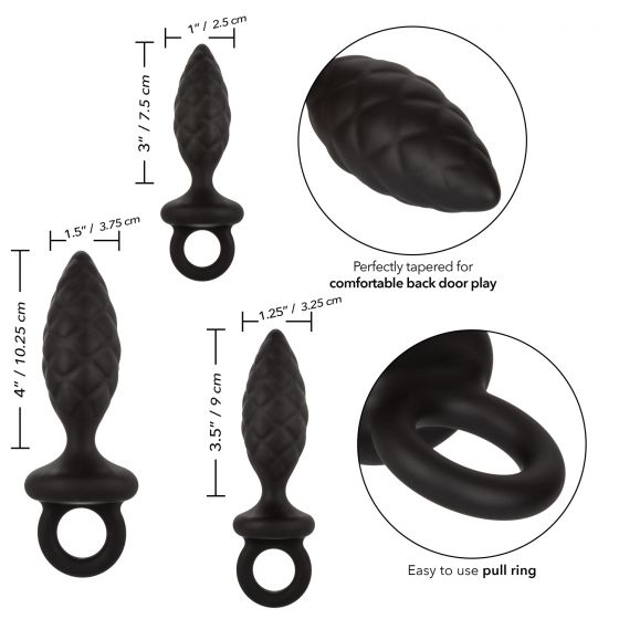 набор из трех анальных пробок silicone anal probe kit в Перми