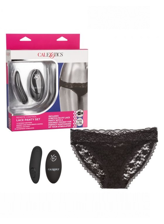 Трусики с вибромассажером для стимуляции клитора Remote Control Panty Set L/XL