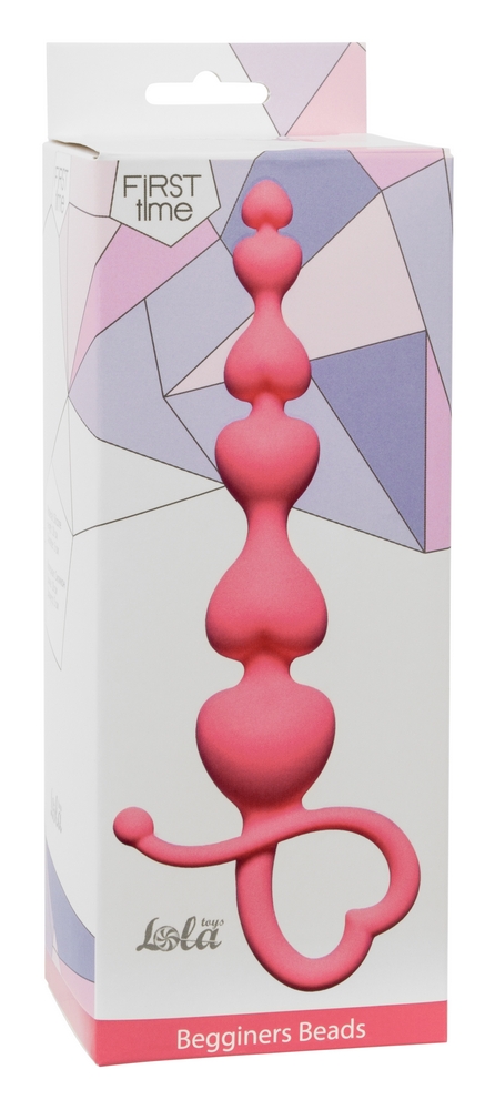 анальная цепочка begginers beads pink 4102-01lola в Перми