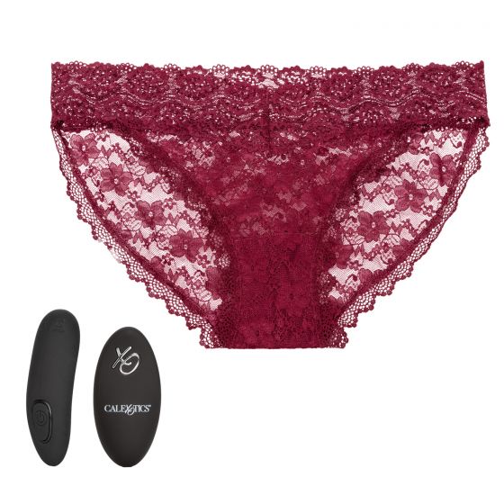 трусики с вибромассажером для стимуляции клитора remote control lace panty set l/xl в Перми