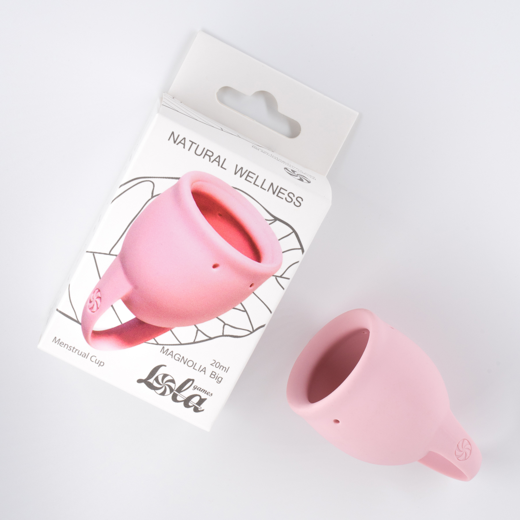 менструальная чаша natural wellness magnolia 20 ml light pink 4000-14lola в Перми