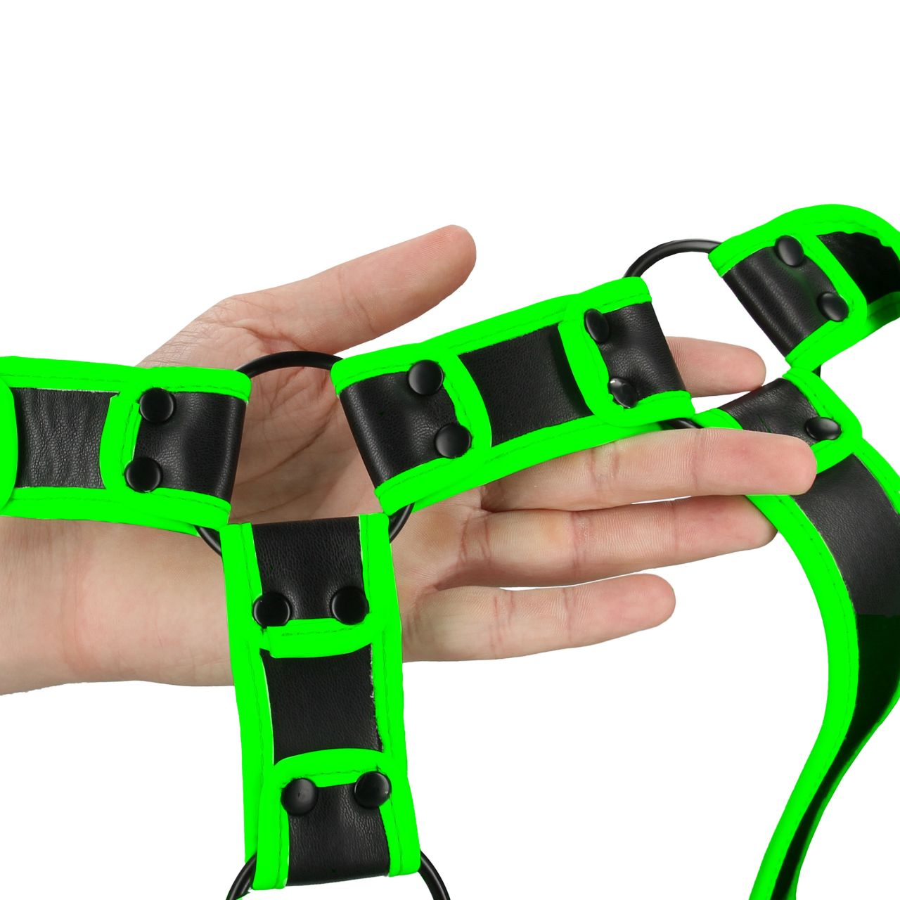 портупея body harness - glow in the dark (s/m) в Перми