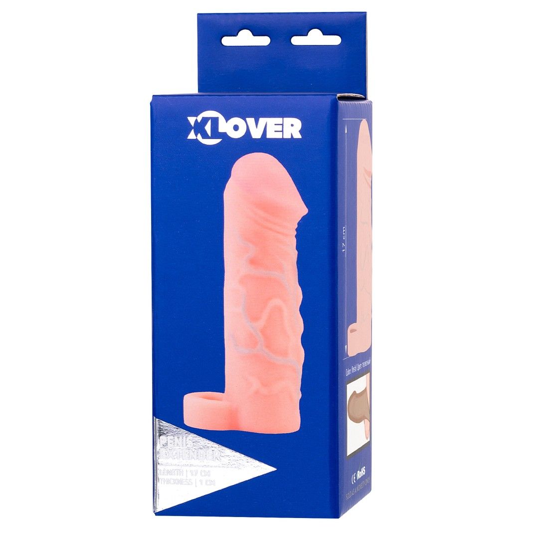 насадка toyfa xlover increase+ для увеличения размера, реалистичная, телесная в Перми
