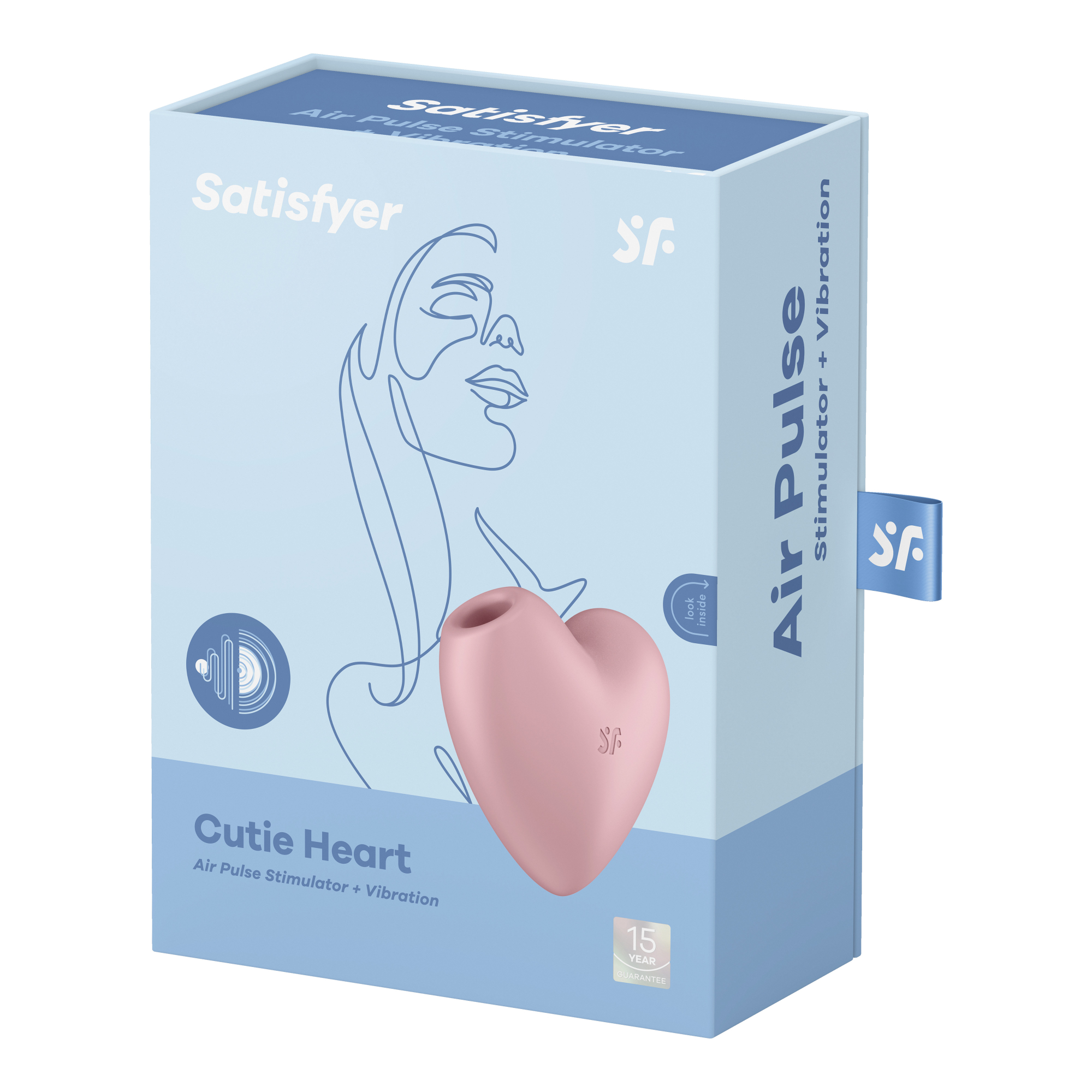 вакуумно-клиторальный стимулятор cutie heart(light red) в Перми