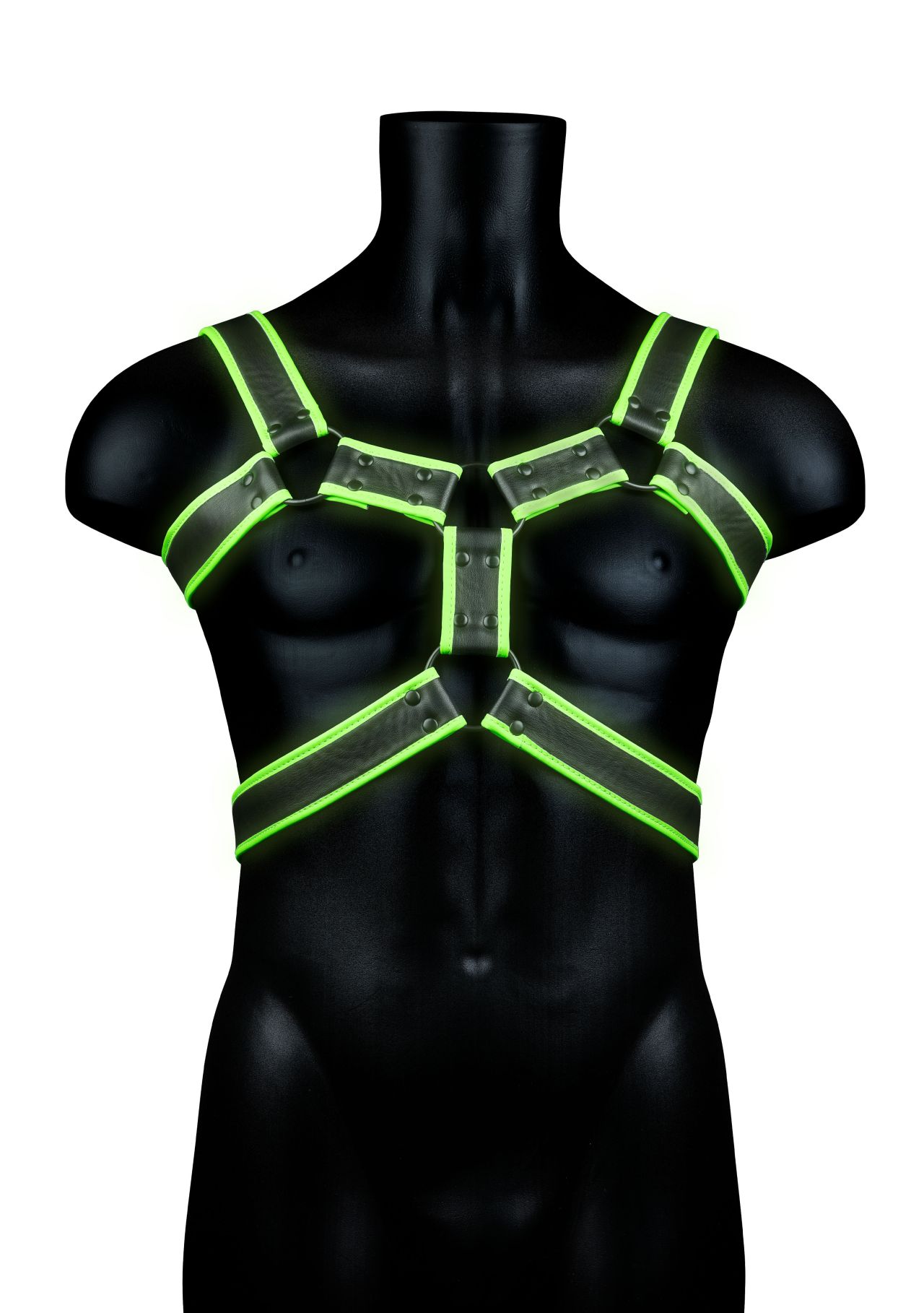 портупея body harness - glow in the dark (s/m) в Перми
