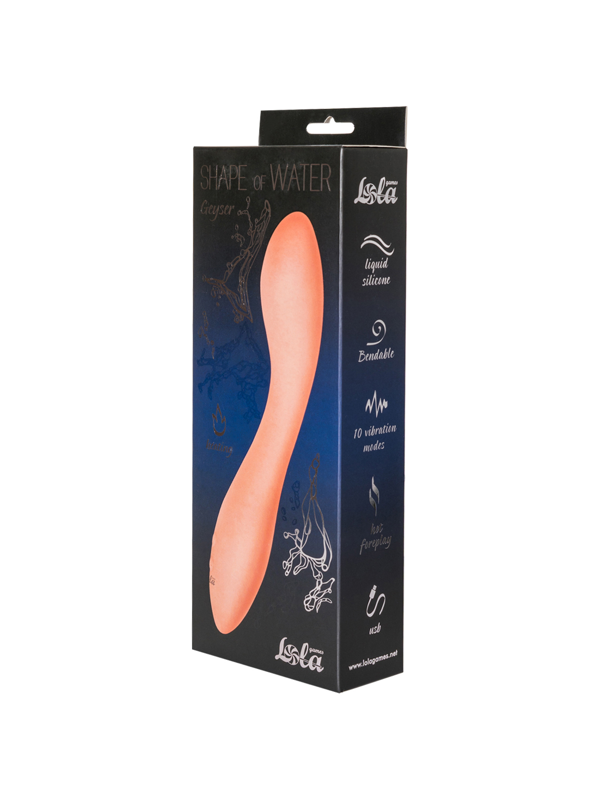 нагревающийся вибратор lola games shape of water geyser 8687-00lola в Перми