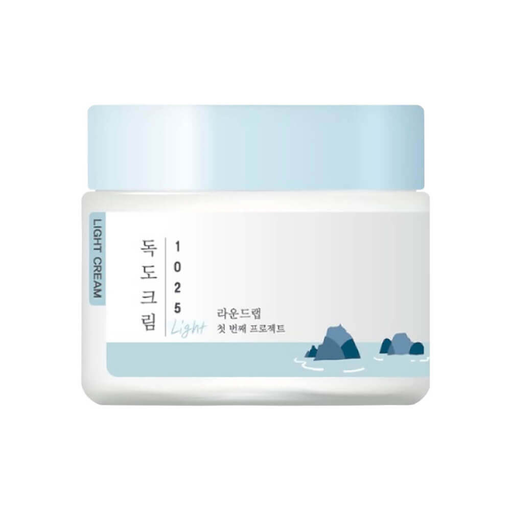 round lab 1025 dokdo light cream 80 ml, легкий увлажняющий крем с морской водой 80 мл в Перми