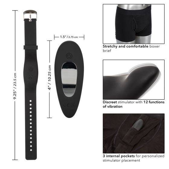 трусы боксеры с вибромассажером remote control panty set  m/l в Перми