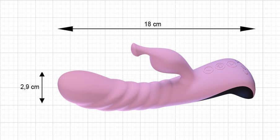 вибратор подвижный adrien lastic mini trigger, розовый в Перми