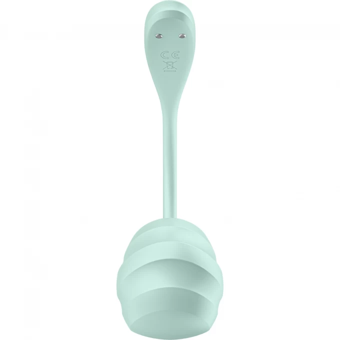 виброяйцо satisfyer smooth petal connect app, мятное, 6,5 см в Перми