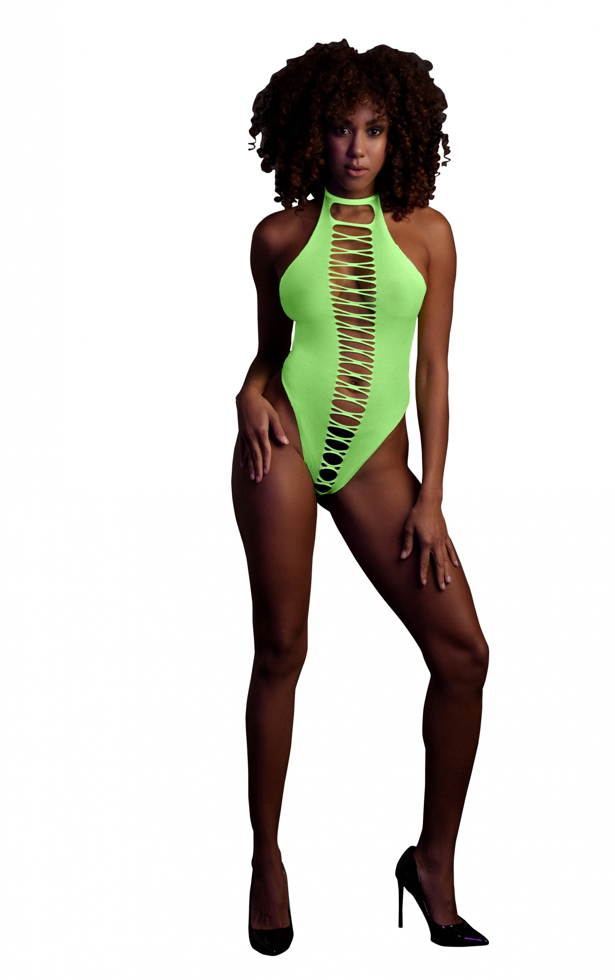 Эротическое боди - neon green - xs/xl в Перми