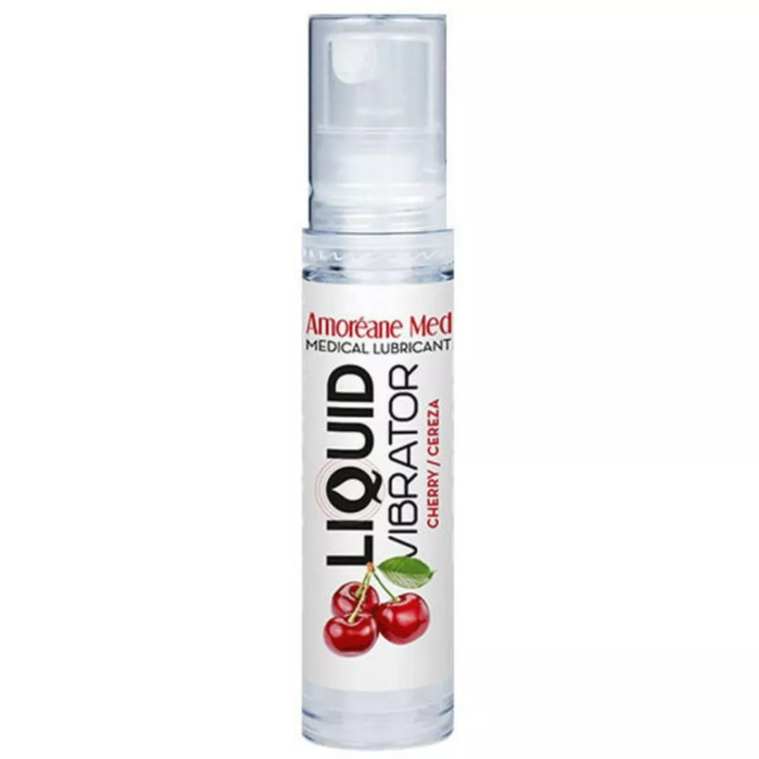 жидкий интимный гель amoreane с эффектом вибрации cherry,10ml в Перми