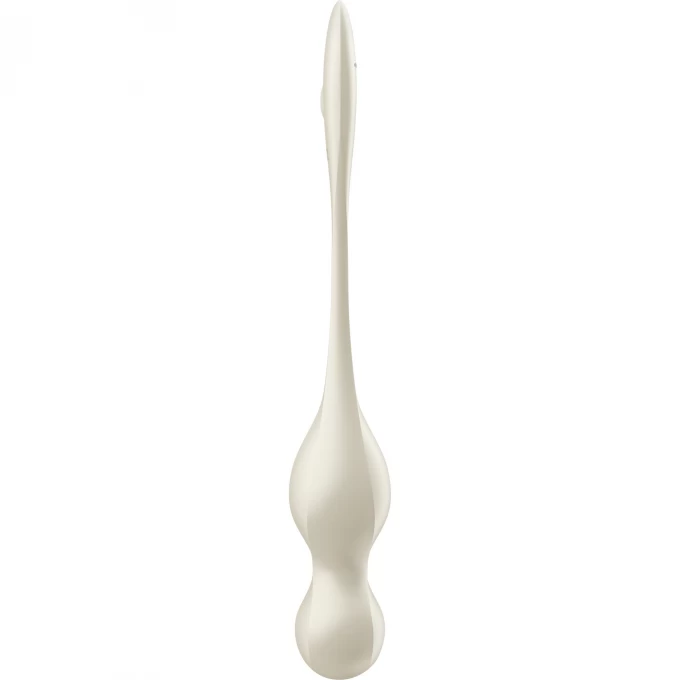 вагинальные шарики с вибрацией satisfyer love birds 1 connect app, белый, 22,2 см в Перми