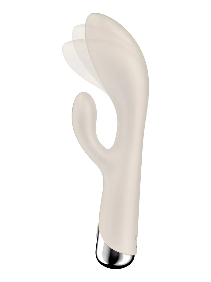 вибратор-кролик с ротацией satisfyer spinning rabbit 1 (белый) в Перми