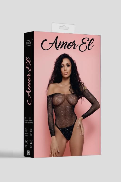Эротическое боди amor el esponela s/l, черный в Перми