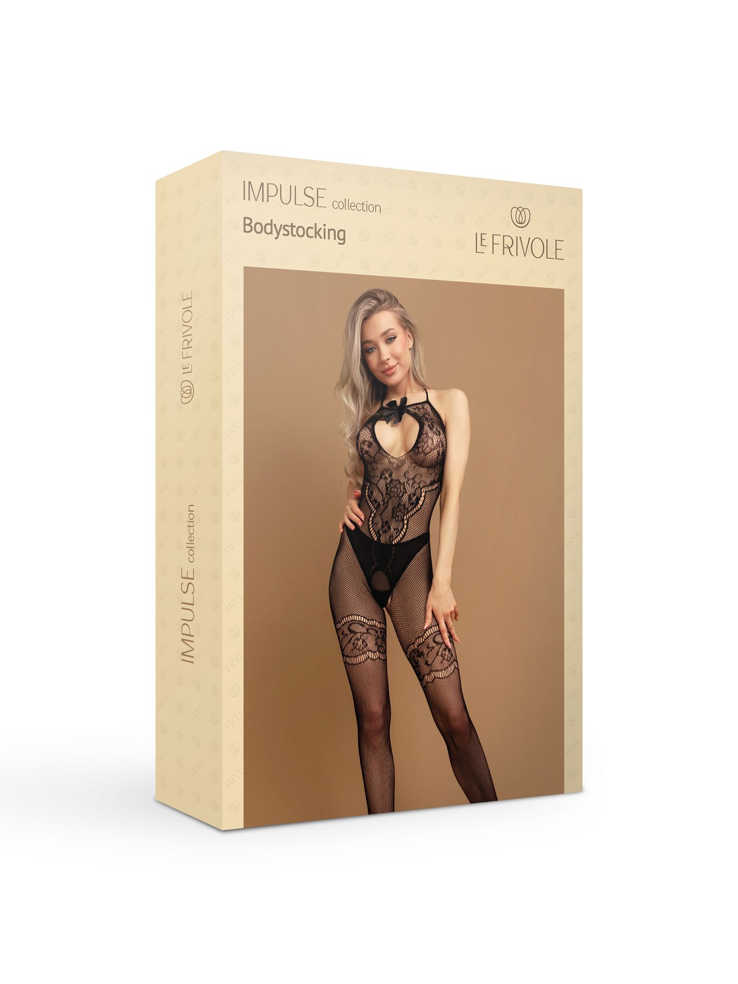 Эротическое черный боди-комбинезон с бантиком и вырезом на груди в Перми