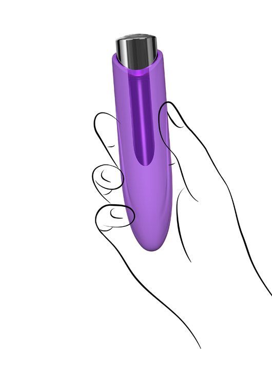 минивибратор california exotic novelties key by jopen nyx, фиолетовый в Перми
