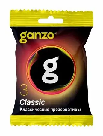 презервативы классические ganzo classic 3шт. в пакете black edition в Перми