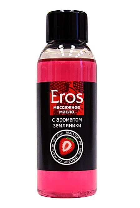 Масло массажное Биоритм с ароматом земляники Eros Fantasy, 50 мл