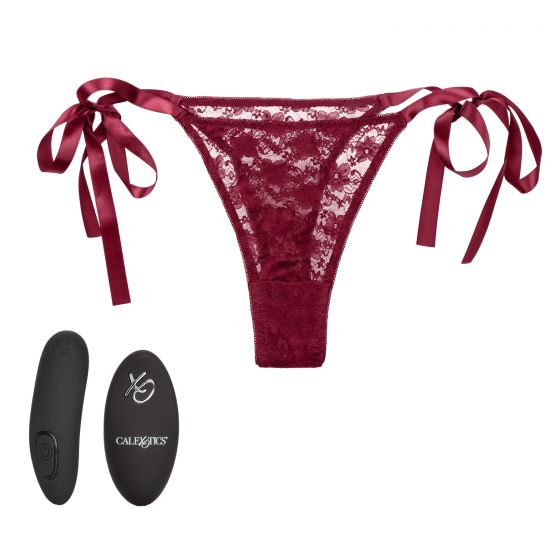 трусики с вибромассажером для стимуляции клитораremote control lace thong set в Перми