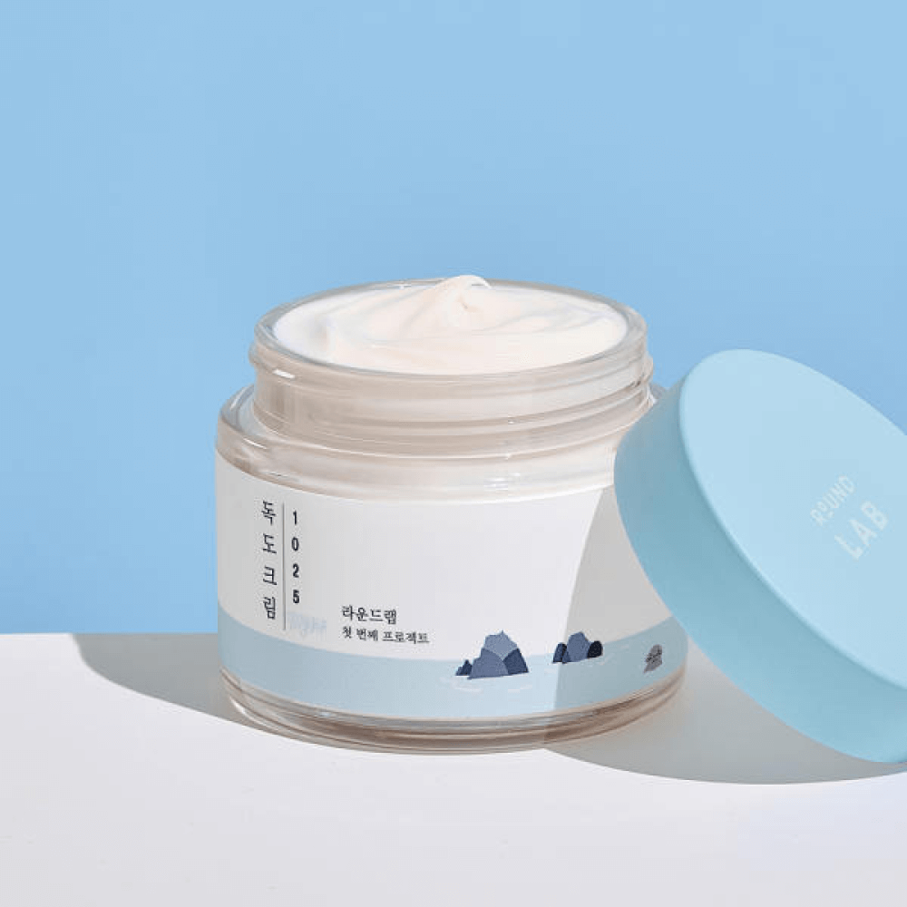 round lab 1025 dokdo light cream 80 ml, легкий увлажняющий крем с морской водой 80 мл в Перми