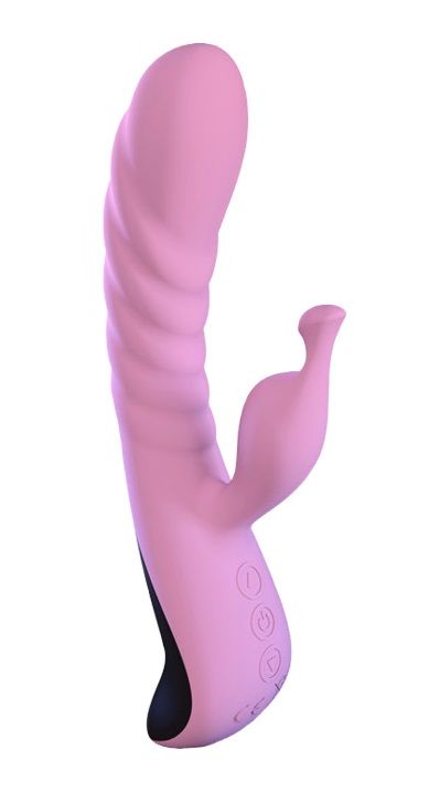вибратор подвижный adrien lastic mini trigger, розовый в Перми
