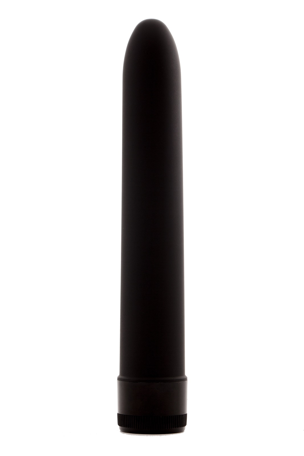 классический силиконовый вибратор 2,8 х 18 см, черный 47540-mm в Перми