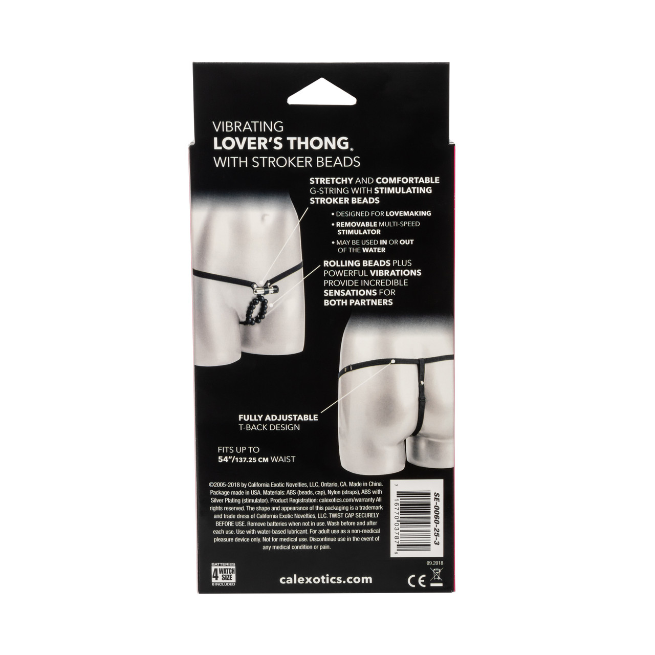 стимулирующие трусики с вибрацией vibrating lover's thong with stroker beads в Перми