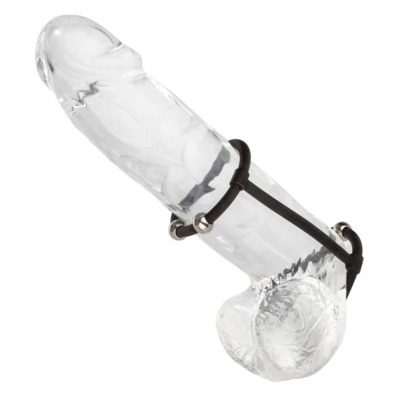 эрекционное кольцо с стальными бусинами steel beaded silicone enhancer cage в Перми