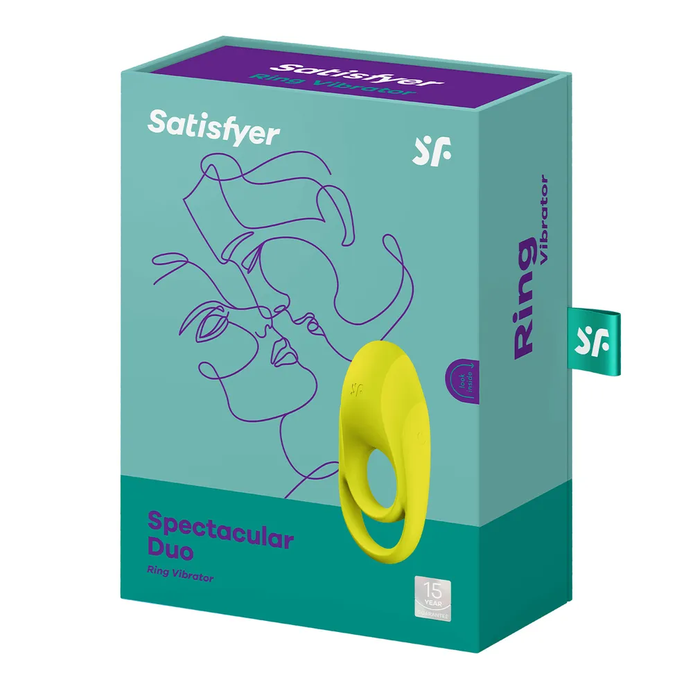 эрекционное кольцо satisfyer spectacular duo, жёлтое в Перми