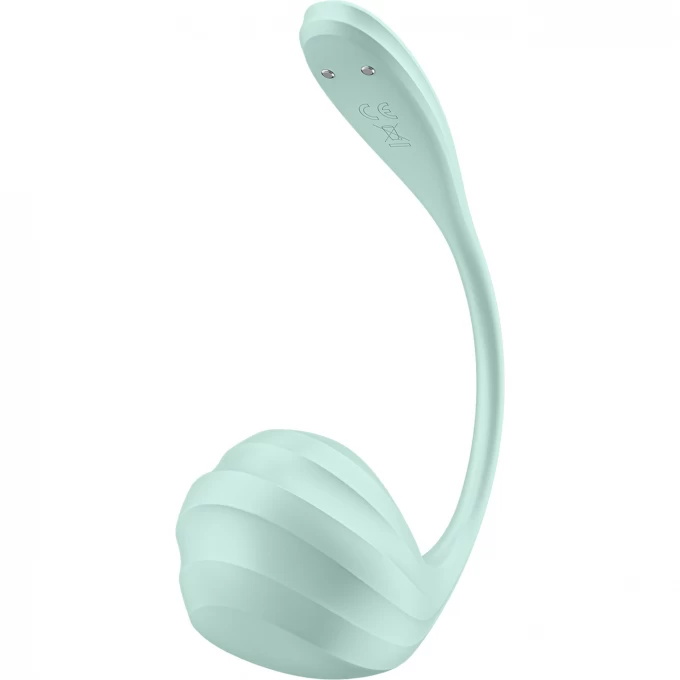 виброяйцо satisfyer smooth petal connect app, мятное, 6,5 см в Перми