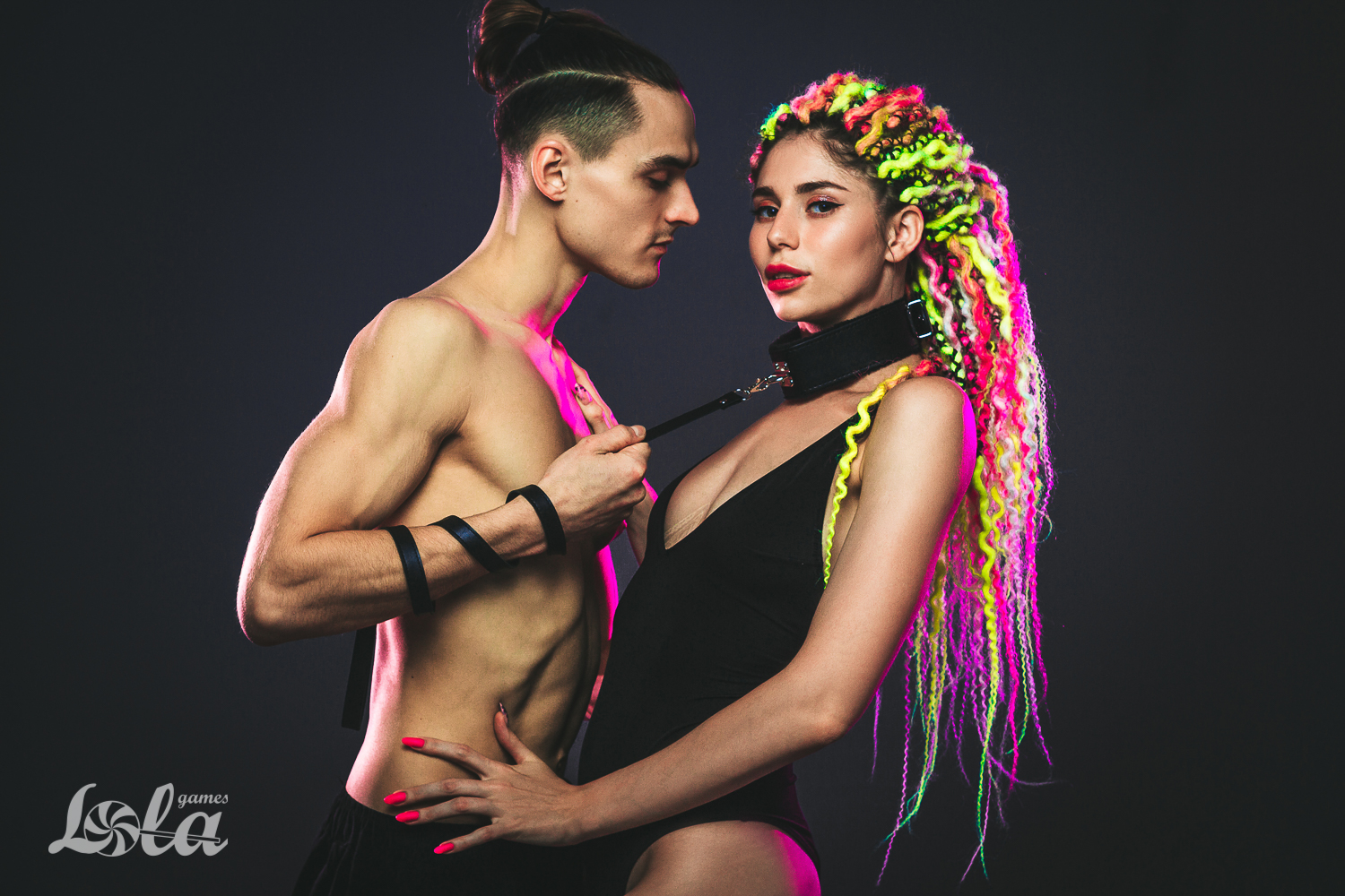 ошейник party hard circus black 1085-01lola в Перми