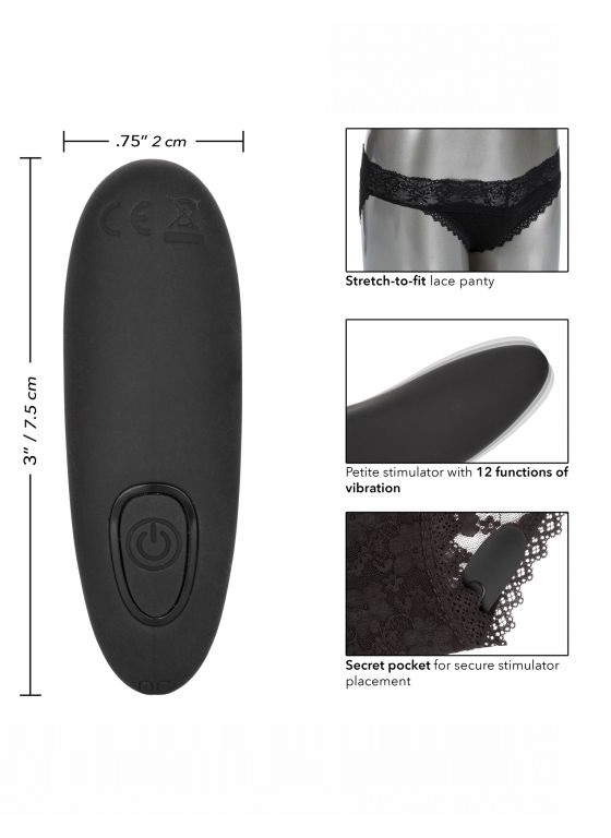 трусики с вибромассажером для стимуляции клитора remote control panty set l/xl в Перми
